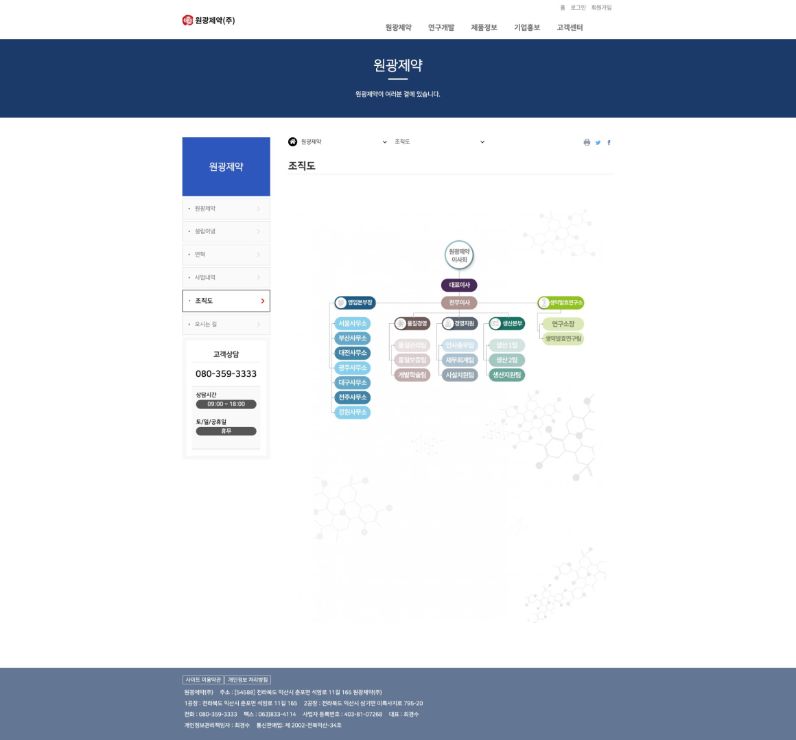 원광제약 화면 8